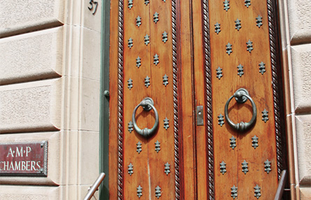 hunter street chambers door
